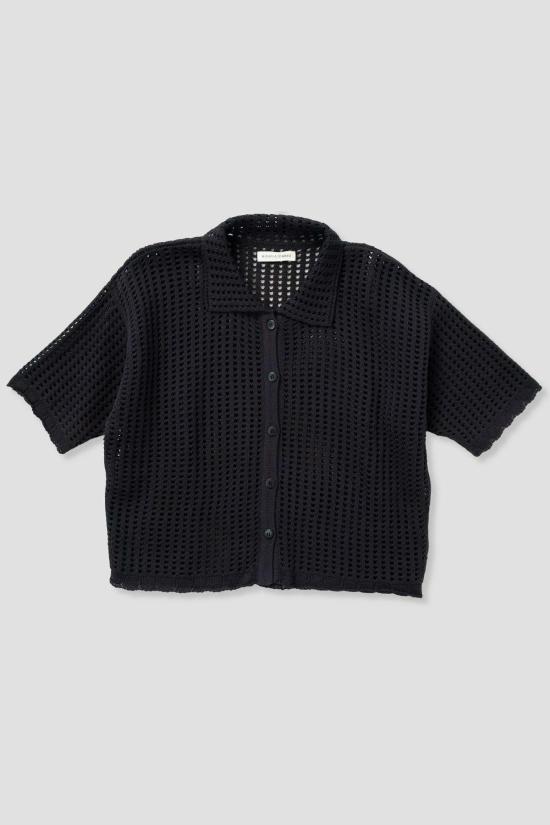  미셀라 그렉 반팔 티셔츠 미카엘라 그렉 오픈 니트 폴로 - MICAELA GREG