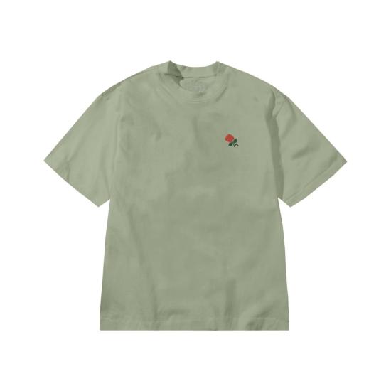  마켓 반팔 티셔츠 땡큐 로즈 티셔츠