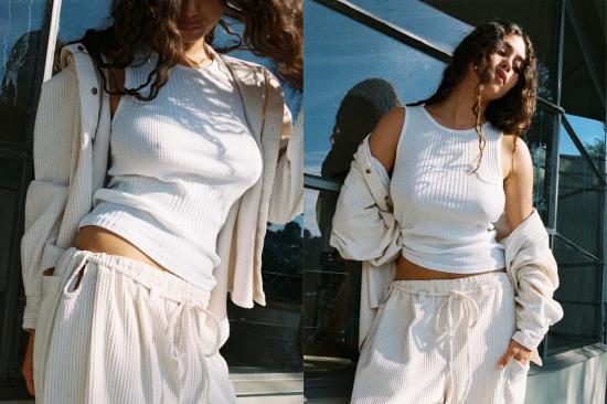  질 로드리게즈 민소매 티셔츠 길 로드리게즈 베리에이티드 립 유니섹스 탱크탑