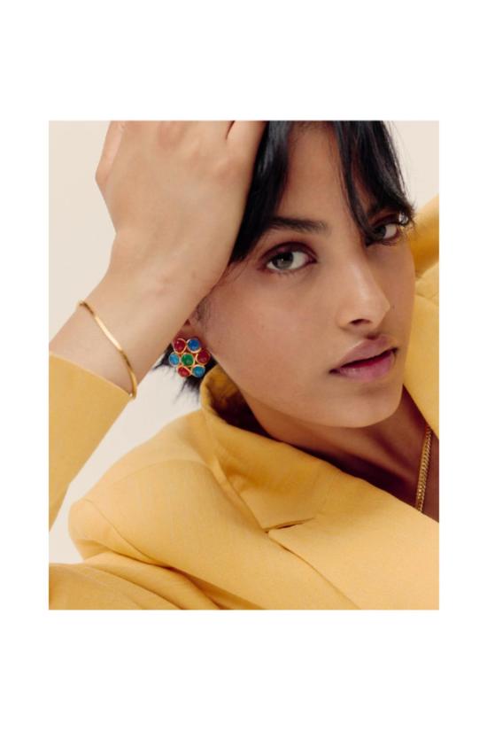  Missoma 이어링 미소마 루제 조시 보석 오버사이즈 스터드 귀걸이 - OTHER BRANDS