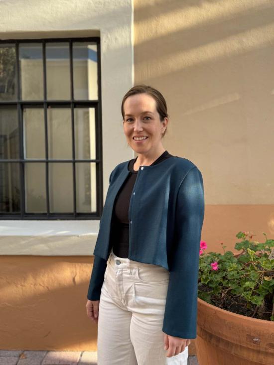  KAAREM 가디건 Kaarem Scales Ls 슬리브 크롭 카디건 청록색 참깨