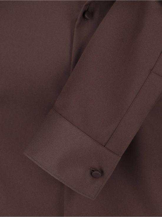  구찌 긴팔 셔츠 호스빗 셔츠 브라운 - GUCCI