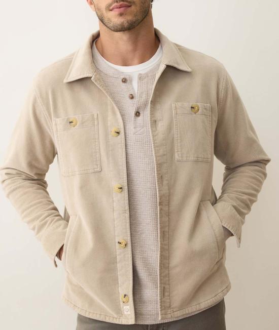  Marine Layer 자켓 마린 레이어 맥스 몰스킨 오버셔츠 - OTHER BRANDS