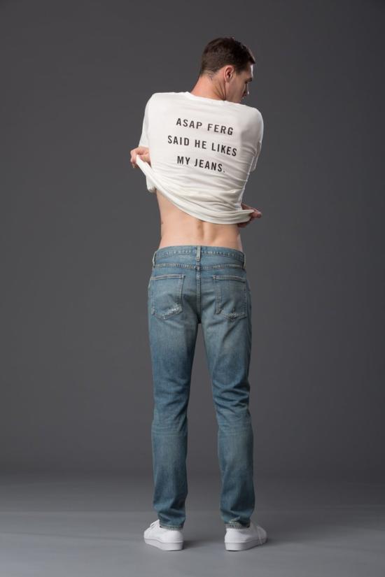  에이골디 반팔 티셔츠 아골드 A$Ap 퍼그 티 - AGOLDE