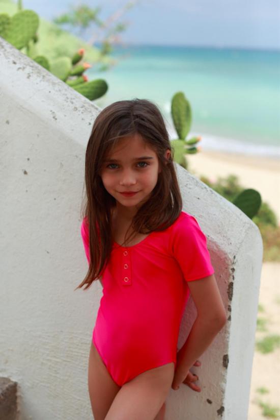  [키즈] Pacific Rainbow 원피스 수영복 키즈 퍼시픽 레인보우 소피 수영복 티타늄