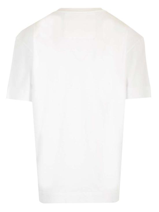  지방시 반팔 티셔츠 로고 티셔츠 화이트 - GIVENCHY