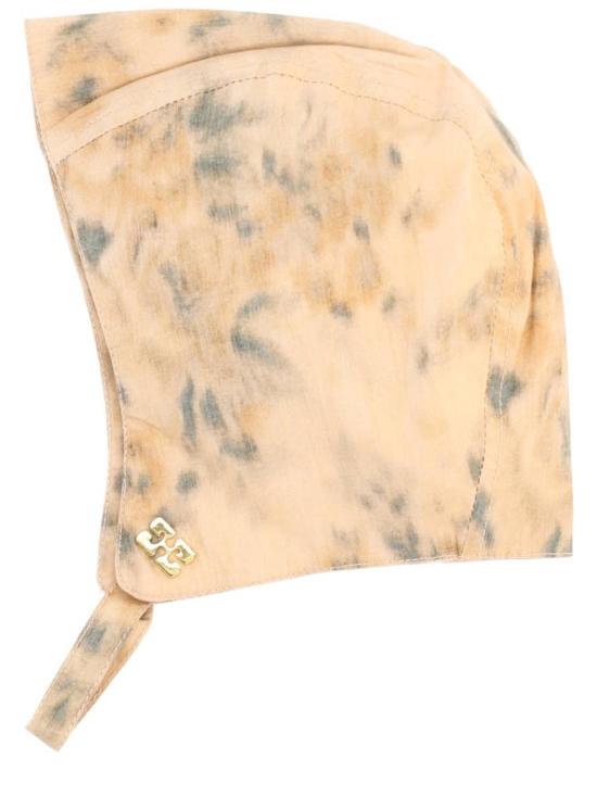  가니 모자 프린트 캡 아이보리