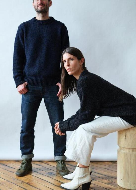  ELEVEN SIX 스웨터 일레븐 식스 닉  그래파이트 트위드 - OTHER BRANDS