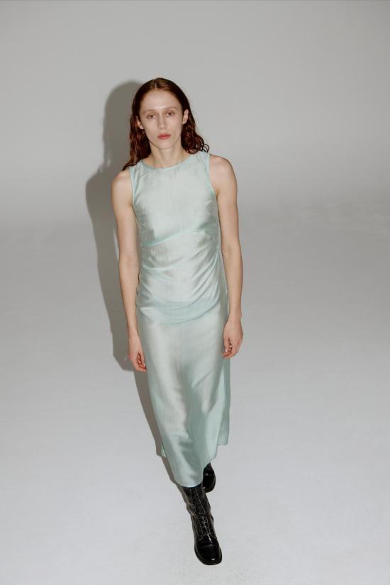  퍼머넌트 베케이션 롱 원피스 영구 휴가 차원 드레스 청록색 - PERMANENT VACATION