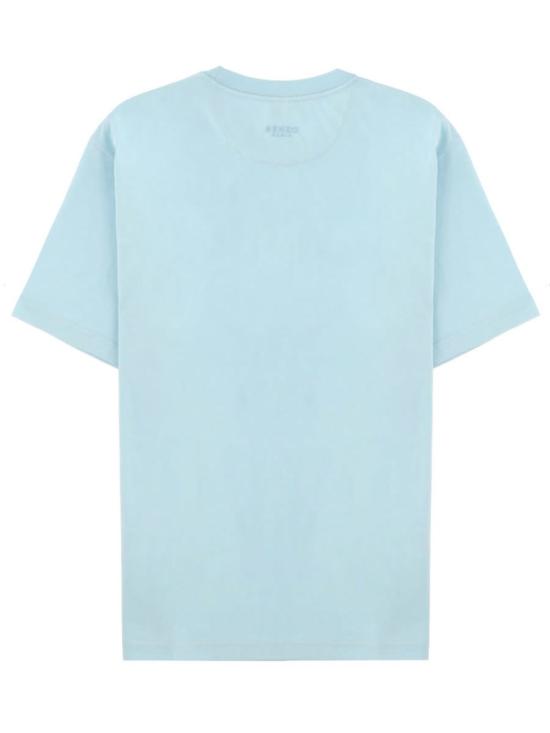  겐조 탑 로고 티셔츠 아주르 - KENZO