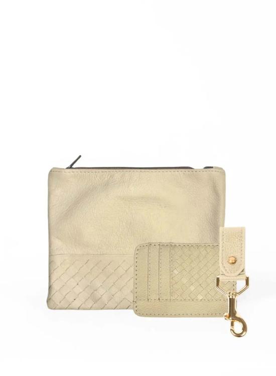  듀 맹 키링 듀 메인즈 대형 파우치 키체인 & 슬림 ID 액세서리 세트