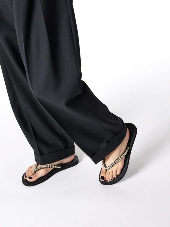  Mystique 뮬/슬리퍼 미스티크 팜스프링스 슬라이드 블랙/클리어 - OTHER BRANDS