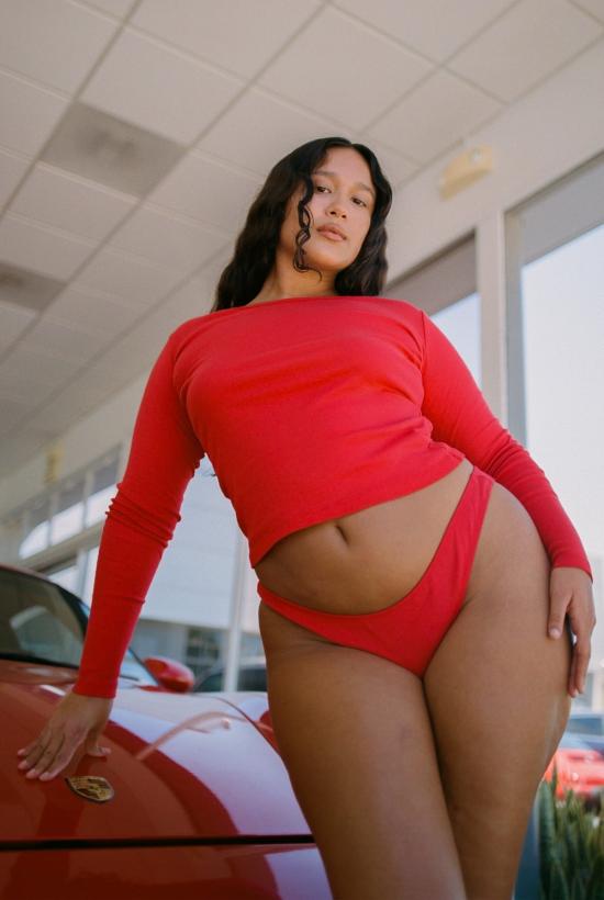  질 로드리게즈 팬티 길 로드리게즈 프렌치 100 브리프 레드 + 네이비 색상 한 쌍 - GIL RODRIGUEZ