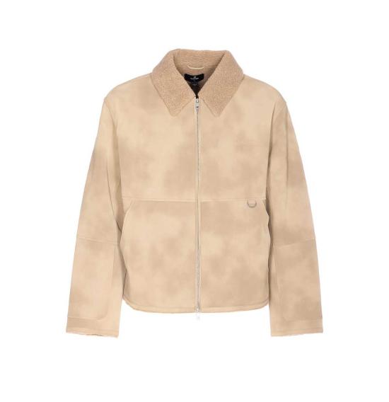  리프레젠트 무스탕 시어링 재킷 베이지 색상