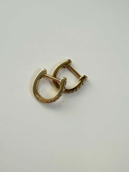  모나드 이어링 미니 다이아몬드 허기 - MONADE