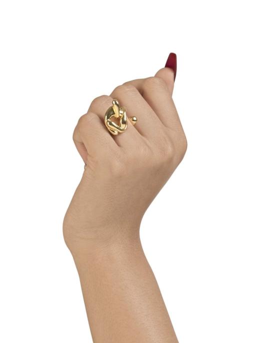  한나 주웻 반지 한나 주엣 탱글 링 골드 - HANNAH JEWETT