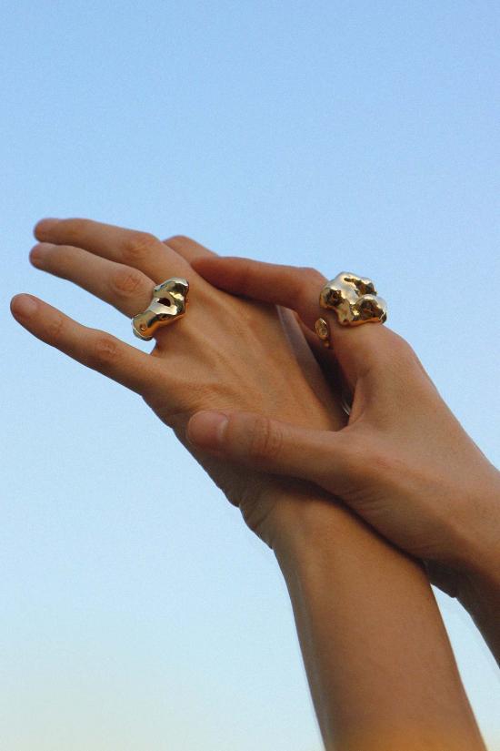  줄리 테브노 반지 줄리 테베노 마그마 라지 링