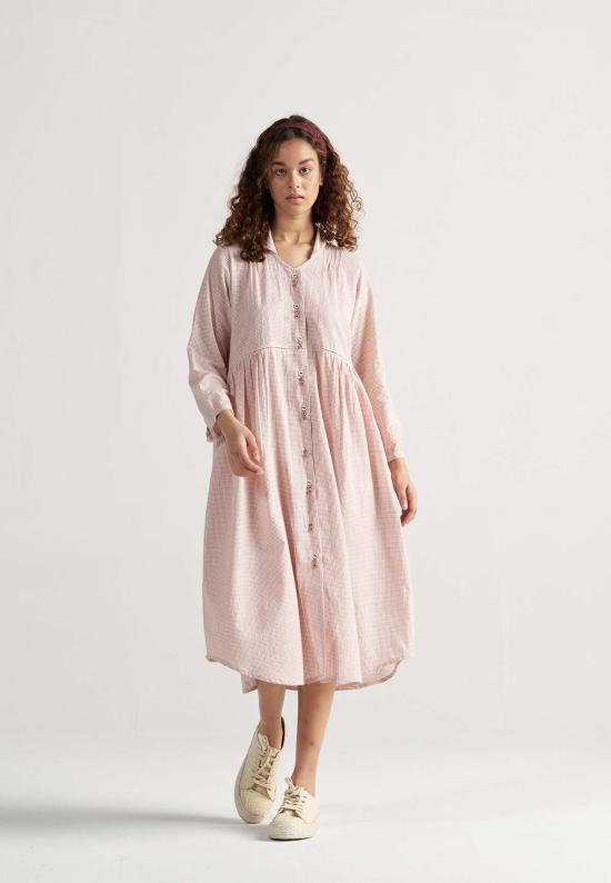  IKKIVI 롱 원피스 이키비 테이블 2인용 일반 격자 무늬 드레스 레드