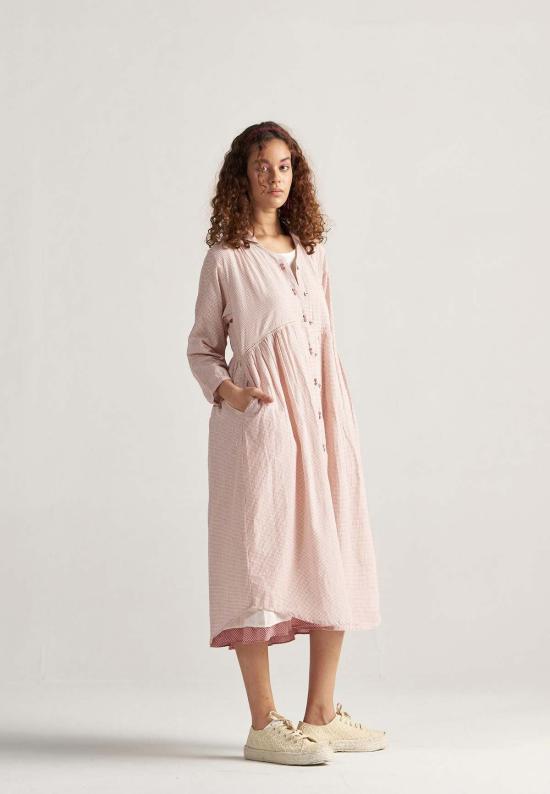  IKKIVI 롱 원피스 이키비 테이블 2인용 일반 격자 무늬 드레스 레드 - IKKIVI