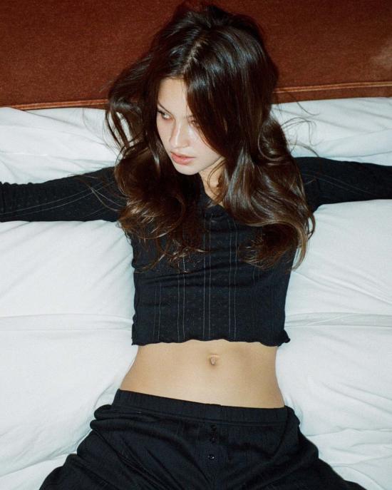  Cou Cou Intimates 긴팔 티셔츠 쿠쿠 인티메이츠 베이비 헨리 탑 블랙 - OTHER BRANDS