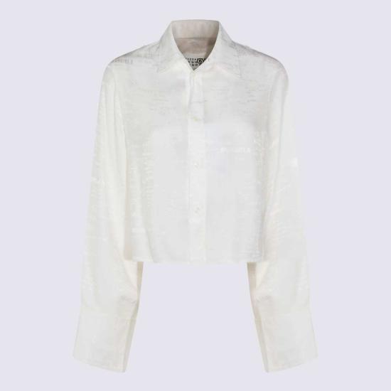  MM6 메종마르지엘라 셔츠 Mm6 메종 마르지엘라 화이트 셔츠