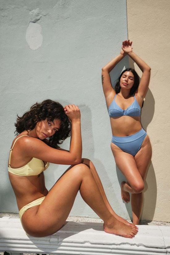  갈라마르 비키니 수영복 시몬느 레트로 탑 아쿠아 - GALAMAAR