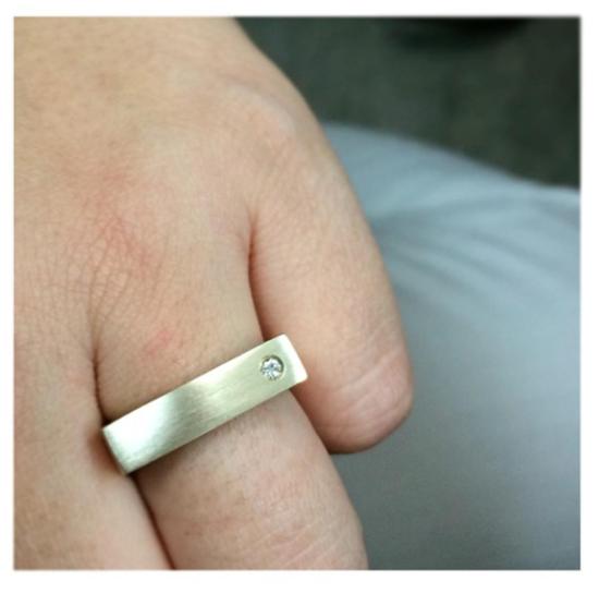  타린 토마스 반지 버나드 링 화이트 다이아몬드 - TARIN THOMAS