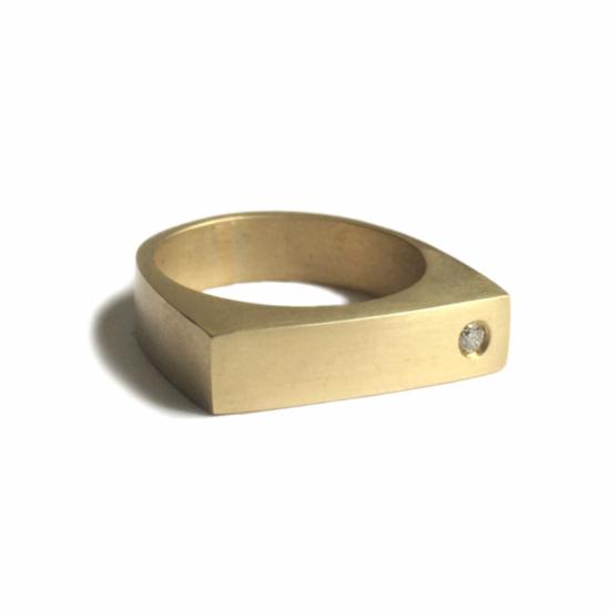  타린 토마스 반지 버나드 링 화이트 다이아몬드