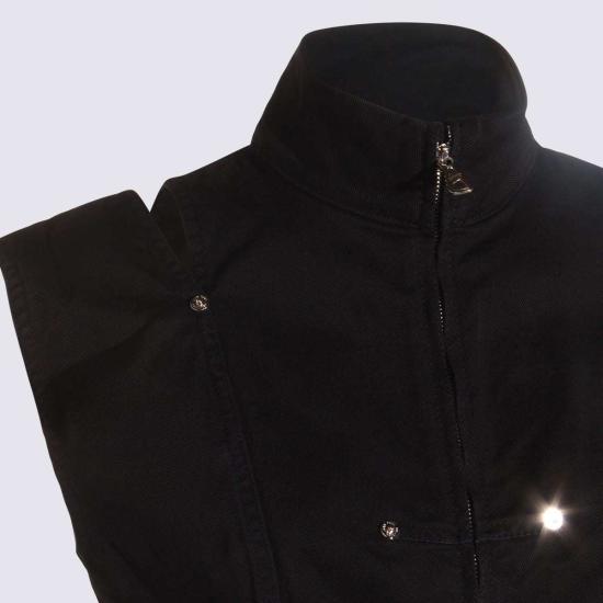  장 폴 고티에 숏 원피스 슬릿 코튼 드레스 네이비 - JEAN PAUL GAULTIER