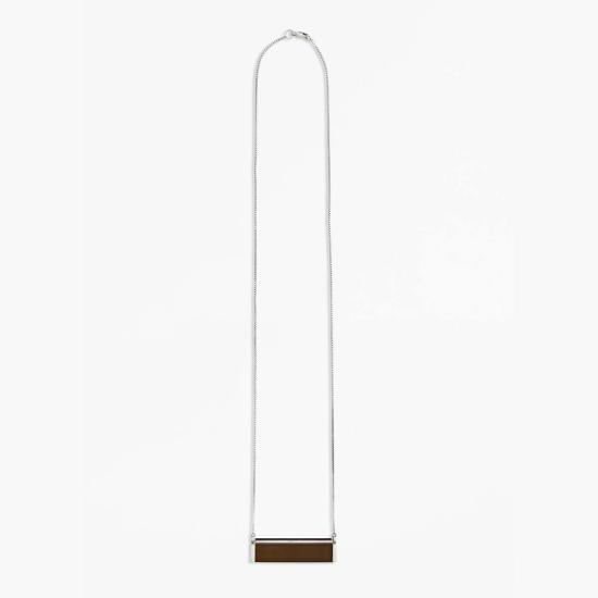  밍유왕 목걸이/팬던트 밍위왕 모놀리스 펜던트 스모키 쿼츠 - MING YU WANG