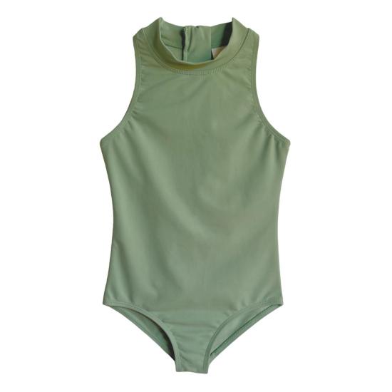  [키즈] The Set 원피스 수영복 키즈 하이넥 원피스 수영복 세트 민트색