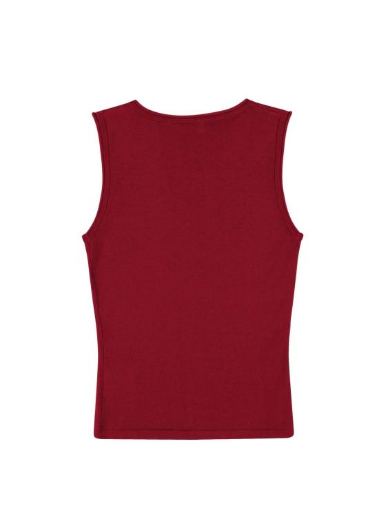  올 마이 러브 민소매 티셔츠 All My Love Maddie Top Cherry - ALL MY LOVE