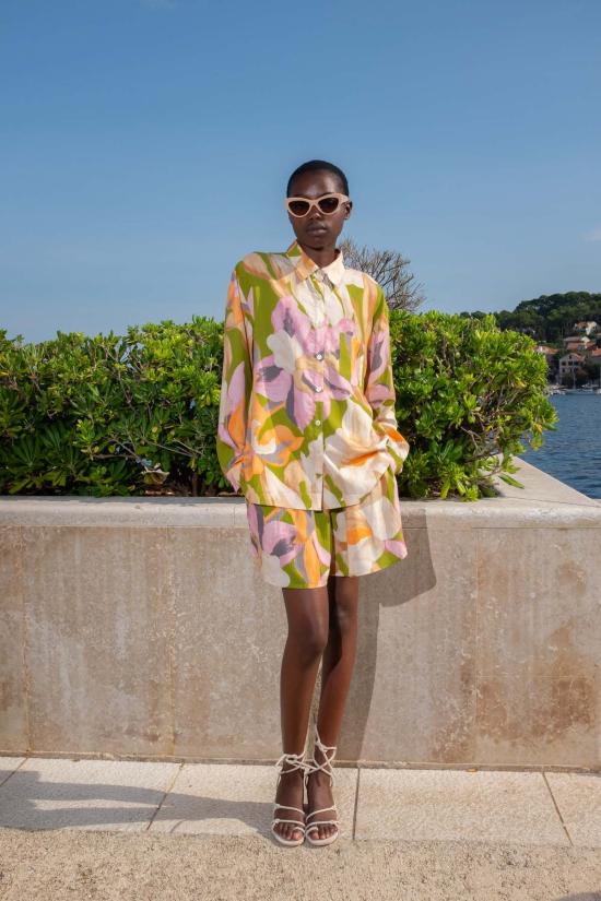  Untitled in Motion 숏팬츠 무제 인 모션 타판 단편 프레스코 플로럴 단편 - OTHER BRANDS