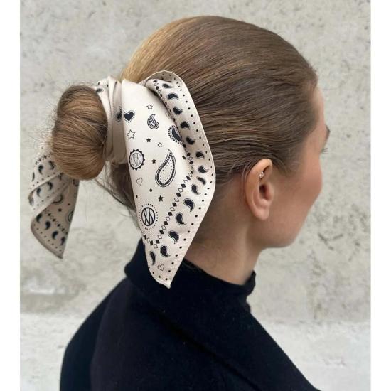  레스카프 머플러/스카프 페이즐리 스카프 2 스카프 샌드 - LESCARF