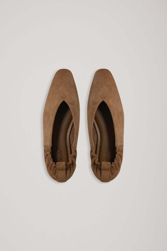  에이 에머리 플랫 슈즈 A. 에머리 브리 플랫 코냑 - A.EMERY