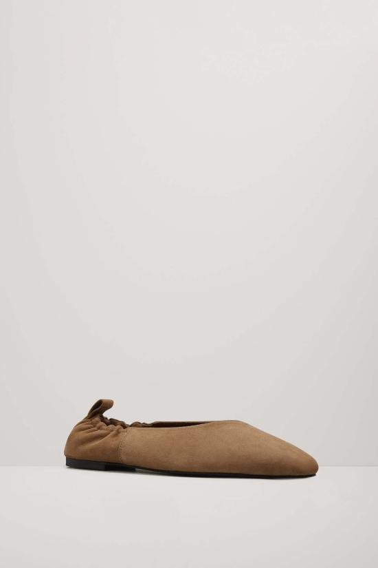  에이 에머리 플랫 슈즈 A. 에머리 브리 플랫 코냑 - A.EMERY