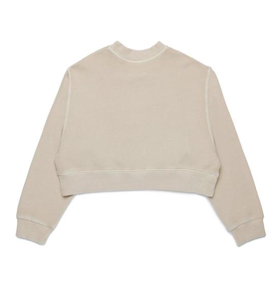  [키즈] MM6 메종마르지엘라 풀오버 Mm6 메종 마르지엘라 넘버 모티브 크루넥 스웨트셔츠 - MM6 MAISON MARGIELA