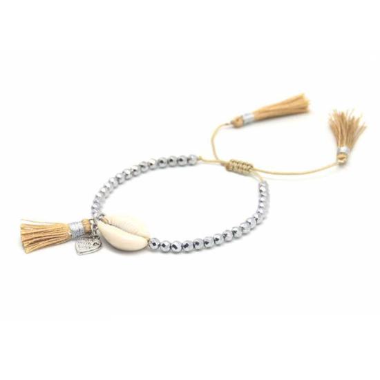  포스테리 팔찌 포스터리 비즈 쉘 태슬