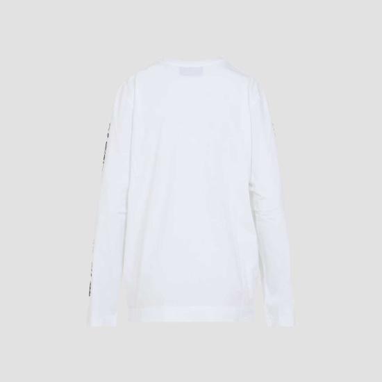  시몬로샤 반팔 티셔츠 시몬 로샤 딤섬 로고 프린트 티셔츠 (화이트/블랙) - SIMONE ROCHA