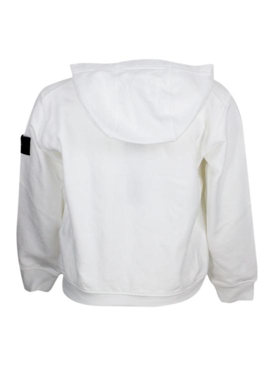  [키즈] 스톤 아일랜드 풀오버 키즈  스웨터 화이트 - STONE ISLAND