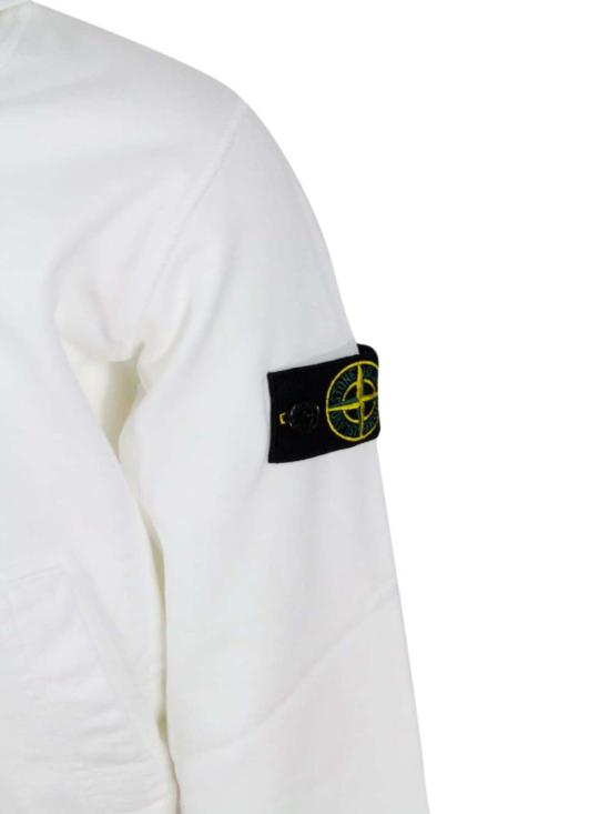  [키즈] 스톤 아일랜드 풀오버 키즈  스웨터 화이트 - STONE ISLAND