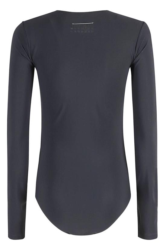  MM6 메종마르지엘라 바디수트 티셔츠 Mm6 메종 마르지엘라 보디수트 네로 - MM6 MAISON MARGIELA