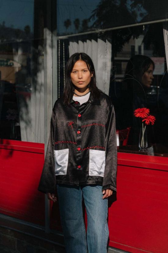  모던 소사이어티 자켓 열정 권력 번영 재킷 블랙