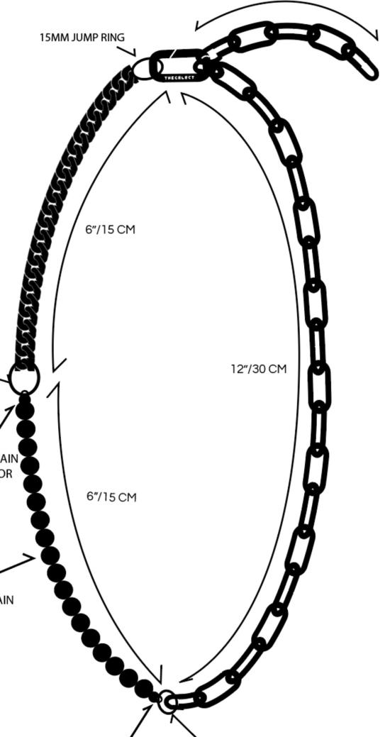  더 셀렉트 네크리스 셀렉트 3 체인즈 목걸이 - THE CELECT