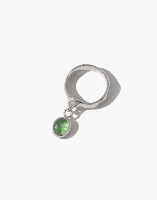  클레드 반지 타원형 드롭 링 골드/실버 - CLED