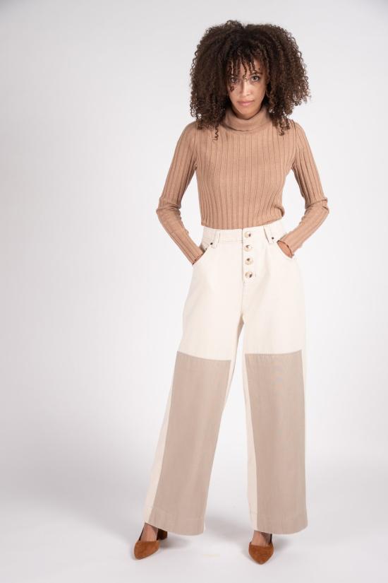  LF 마키 데님 팬츠 L.F.Markey Wilder 유틸리티 진 아이보리 - L.F.MARKEY