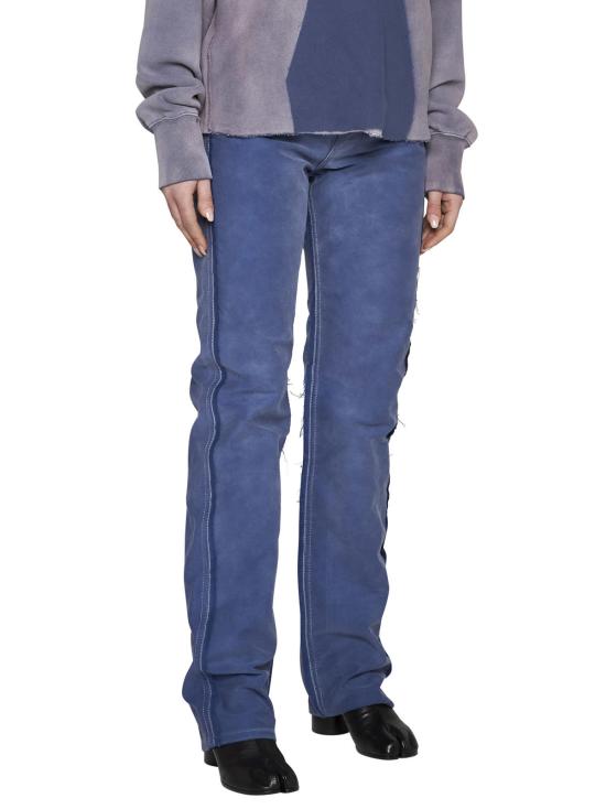  마르지엘라 데님 팬츠 메종  디스트레스드 진 이펙트 진 코발트 블루 - MAISON MARGIELA