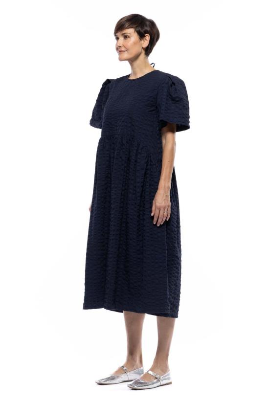  토잇 볼랑 롱 원피스 토잇 볼란트 스프링 가든 2.0 드레스 네이비 - TOIT VOLANT