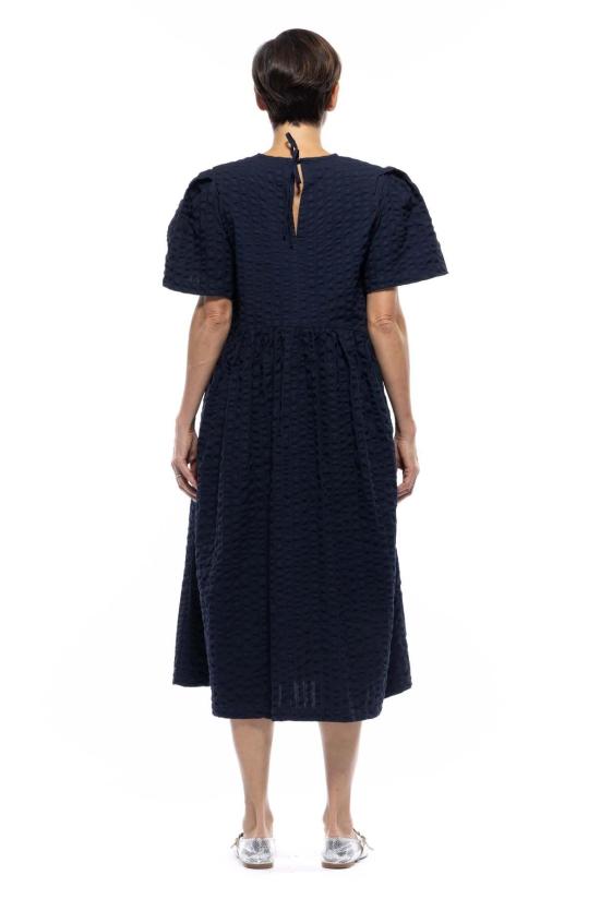  토잇 볼랑 롱 원피스 토잇 볼란트 스프링 가든 2.0 드레스 네이비 - TOIT VOLANT