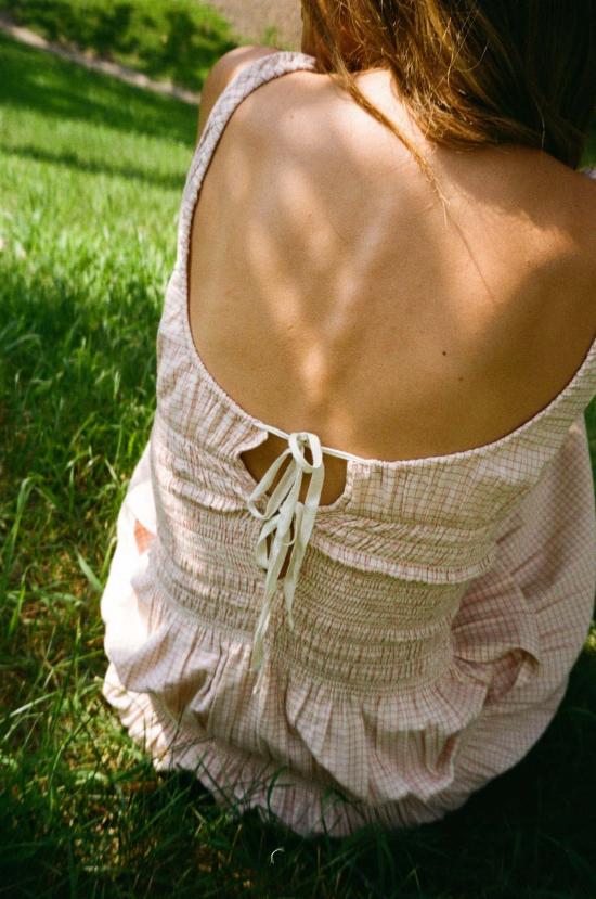 마리아 스탠리 미디 원피스 Maria Stanley 시그리드 드레스 피킬로 체크 - MARIA STANLEY